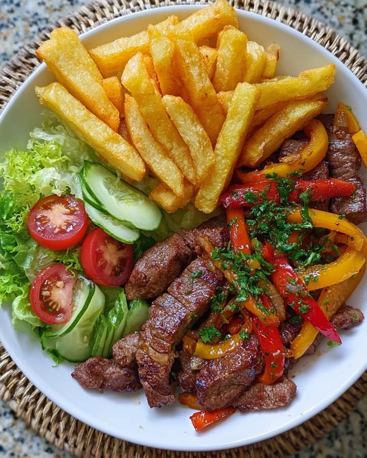 Garlic Steak & Fries Plate