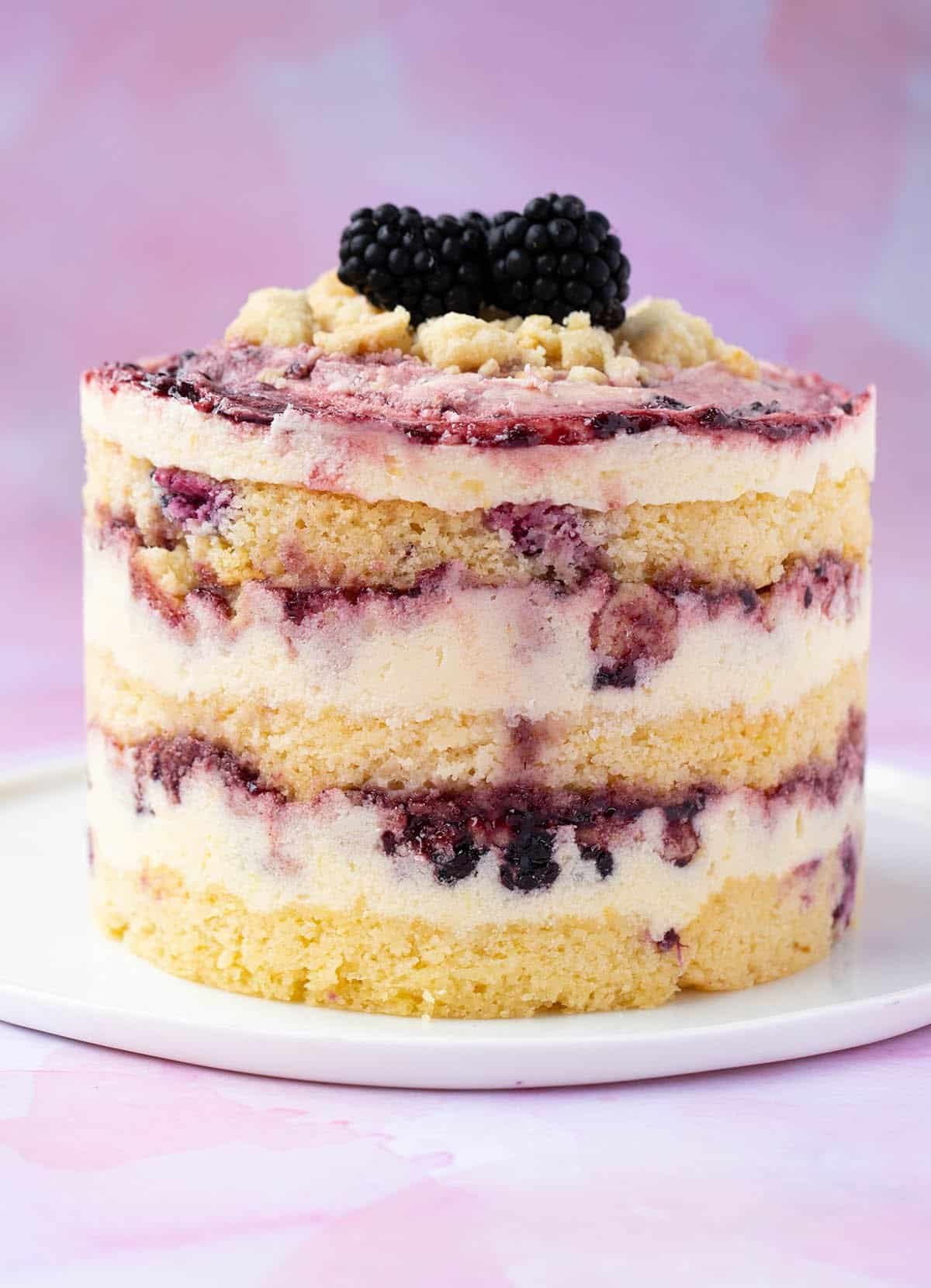 Lemon Blackberry Cake