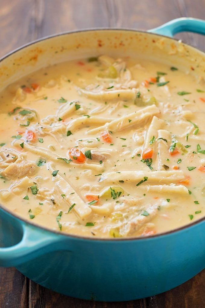 Creamy Chicken Noodle Soup Recipe - Life Made Simple