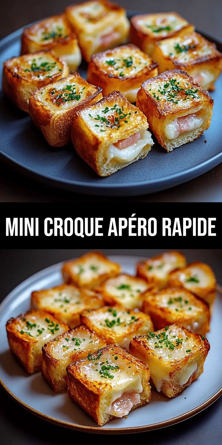 Petit Croque-Monsieur Apéritif Super Facile à Préparer