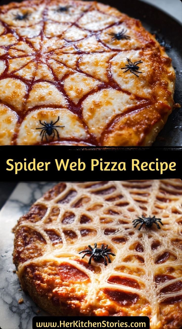 Spider Web Pizza Recipe – Fun Halloween Dinner Idea