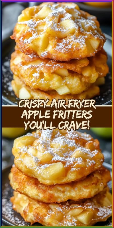 Crispy Air Fryer Apple Fritters