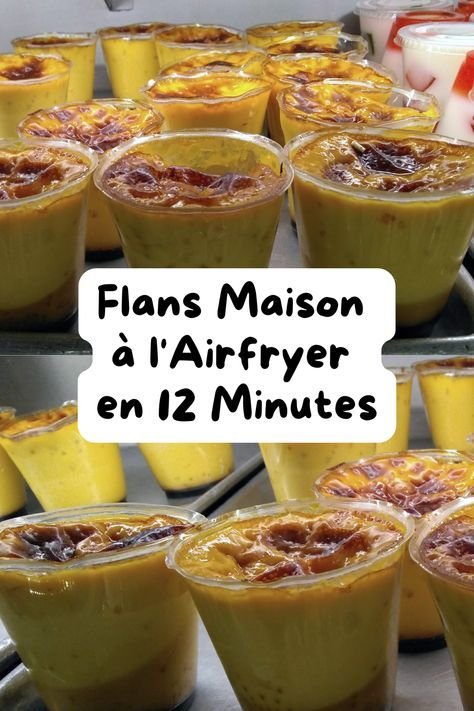 Flans Maison à l'Airfryer en 12 Minutes - EasyDélice : Recettes Faciles et Gourmandes