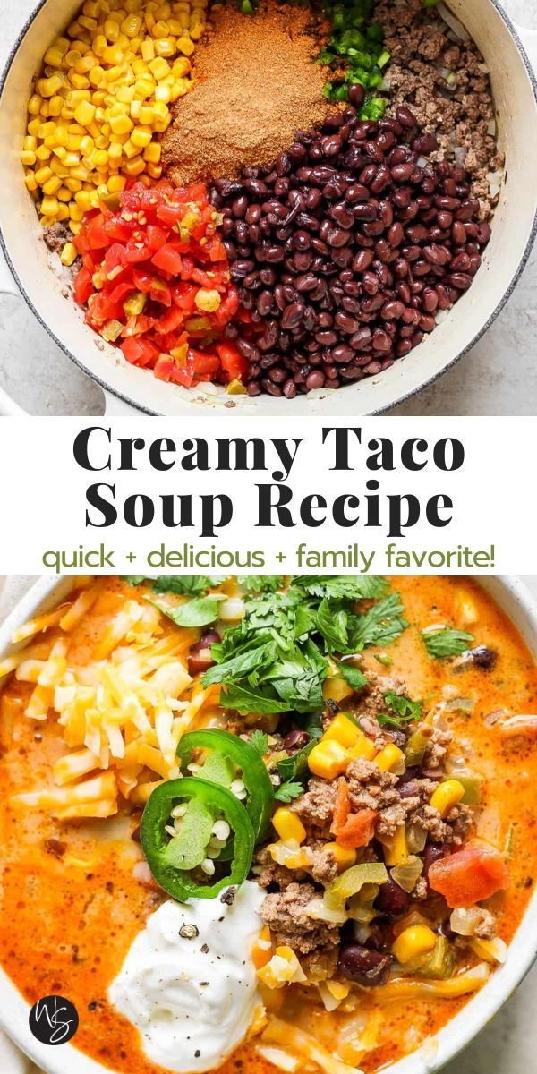 Creamy Taco Soup Recipe
