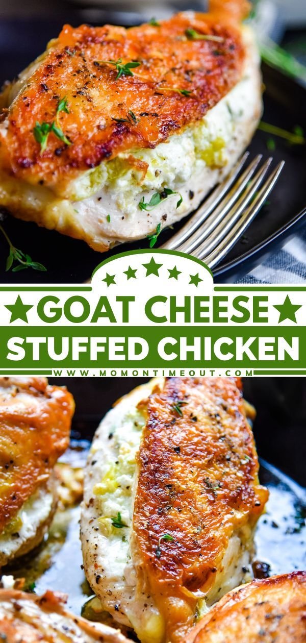 Goat Cheese Stuffed Chicken Breast