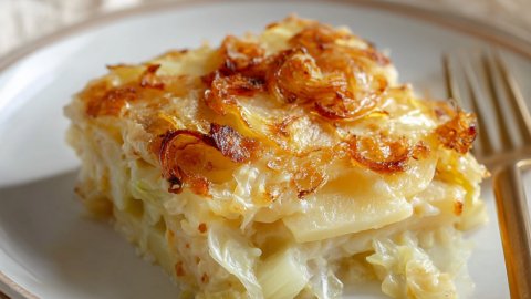Polish Potato & Cabbage Casserole