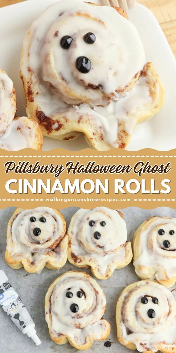 Pillsbury Halloween Ghost Cinnamon Rolls