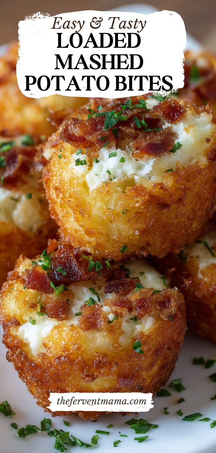 Loaded Mashed Potato Bites