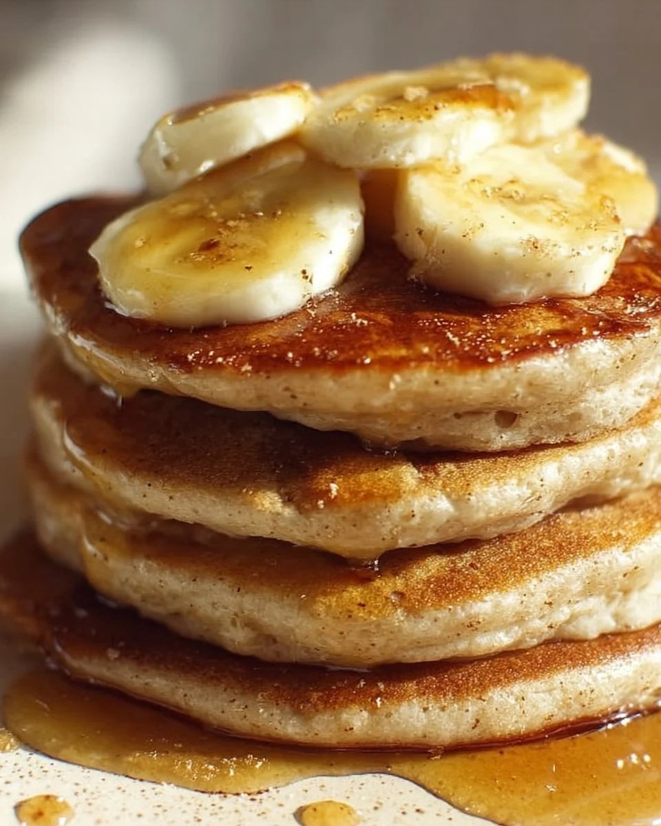 Pancake alla banana senza uova