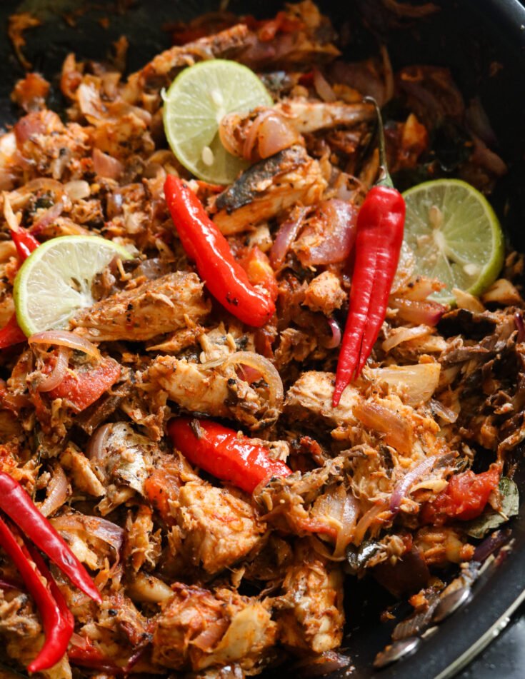 Canned Mackerel Fish Stir-Fry (Sri Lankan)