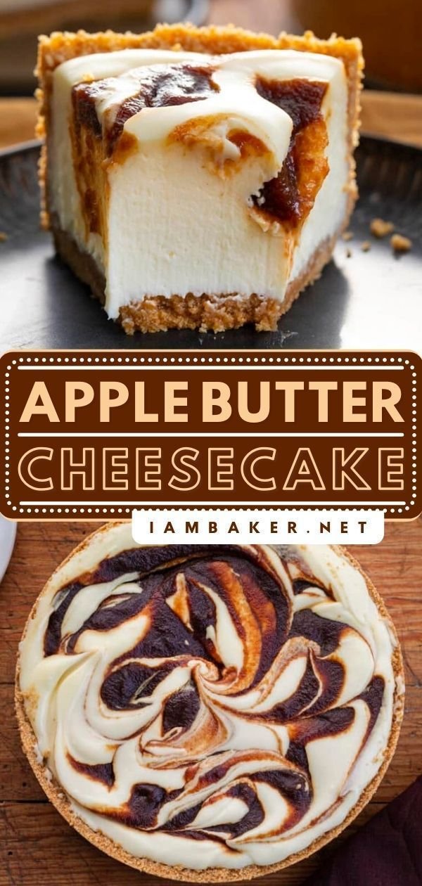 Apple Butter Cheesecake {No Bake} | Recipe | Baking, Fall dessert recipes, Dessert recipes easy