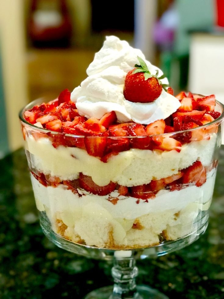 Strawberry Shortcake Trifle