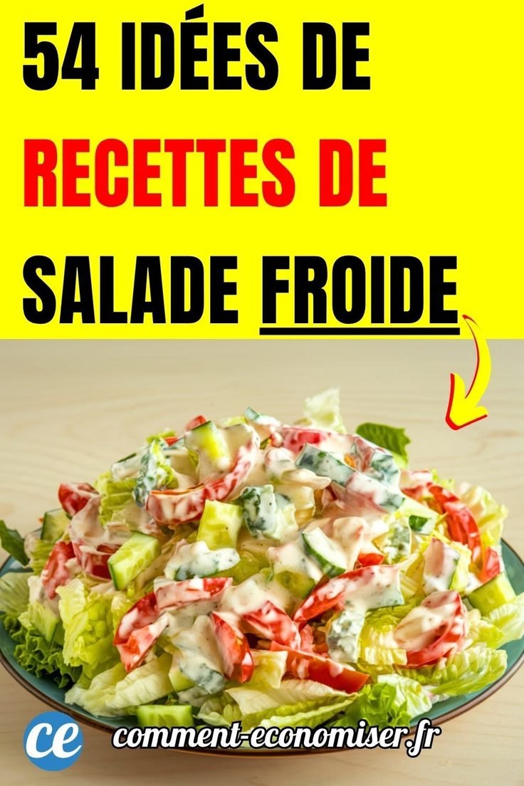 54 idées de recette de salade froide pour l’été