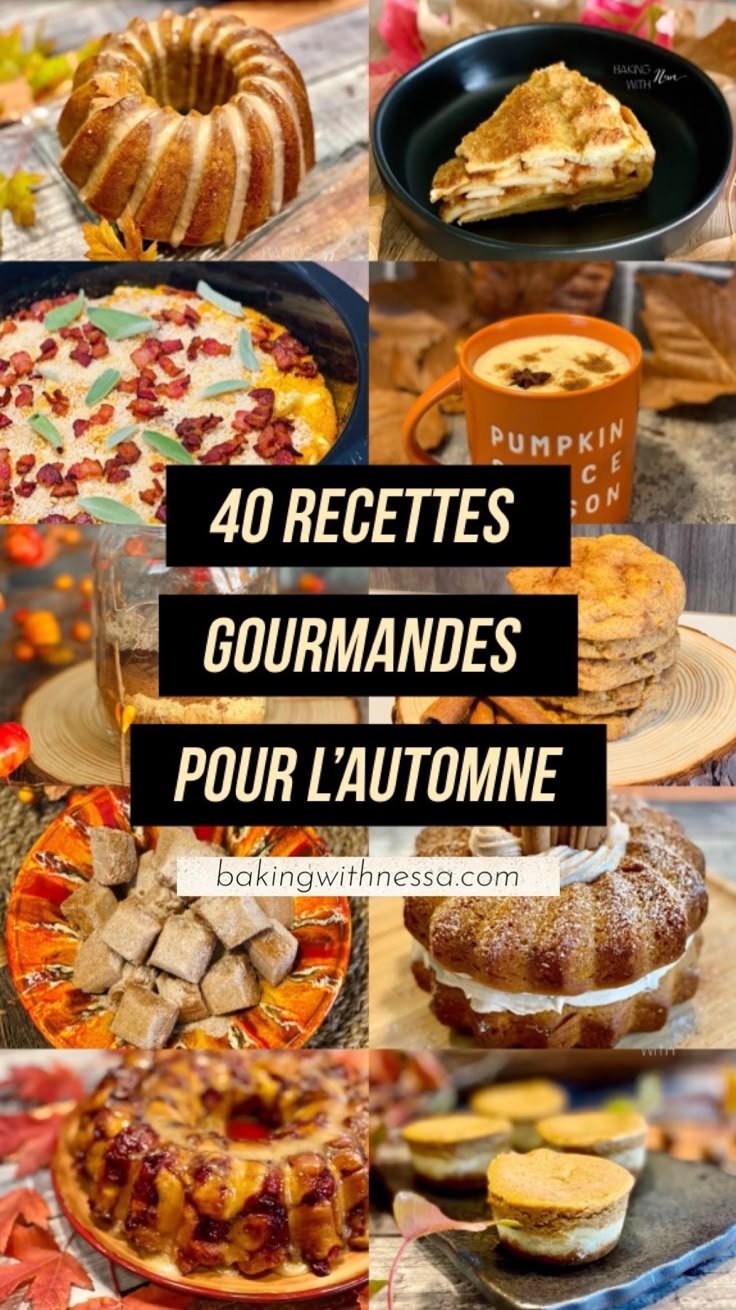 🧡40 Recettes Gourmandes pour l'Automne🍂