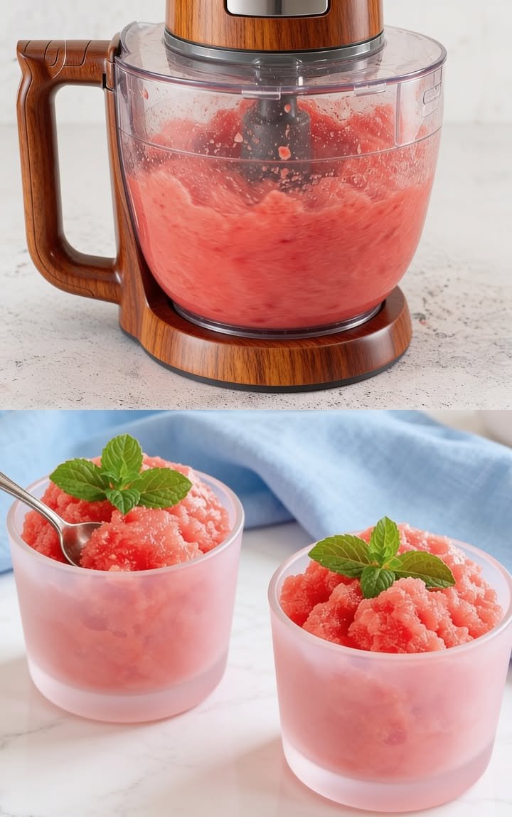 3-Zutaten-Wassermelonen-Dessert