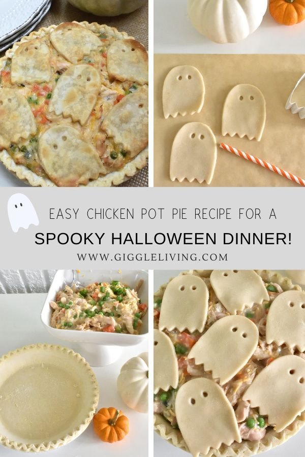 A Halloween pot pie will fill the tummies of your ghouls & goblins!