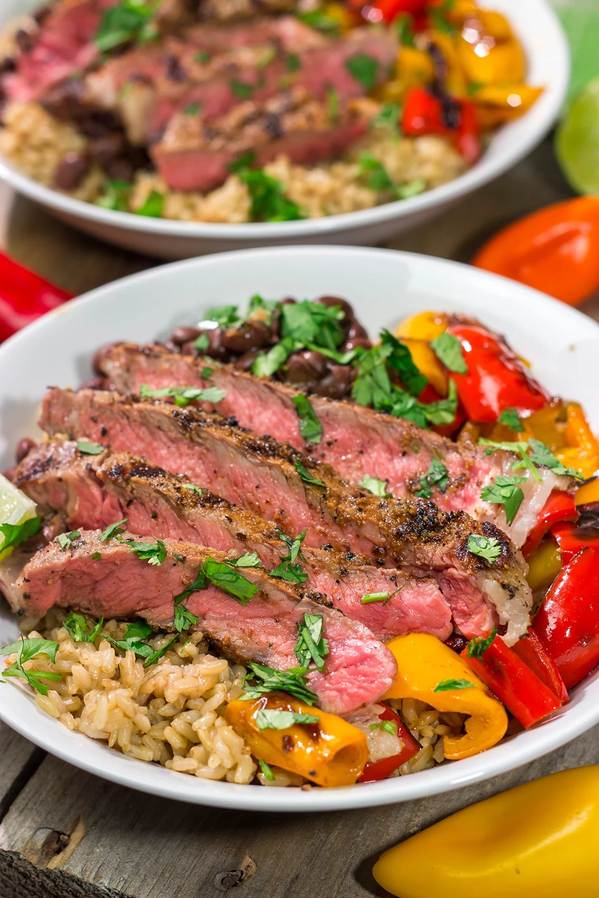 Grilled Steak Burrito Bowls