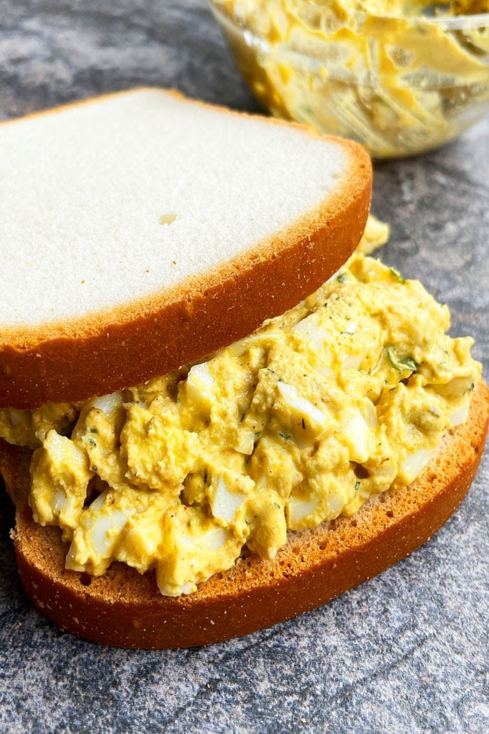 One Pan Egg Salad Sandwich