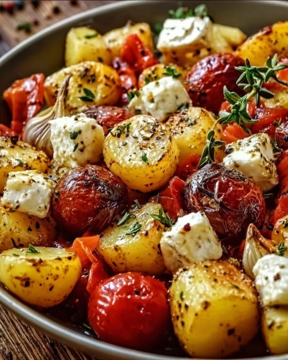 Feta Patate Verdure al Forno
