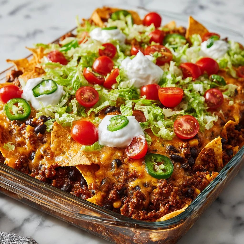 Walking Taco Casserole