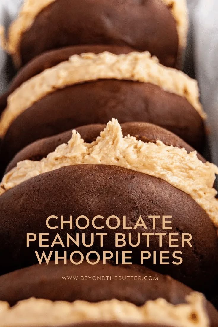 Chocolate Peanut Butter Whoopie Pies