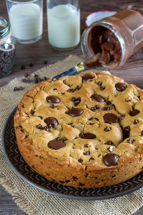 Maxi cookie coeur coulant - Quand Nad cuisine...