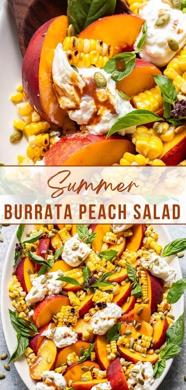 Burrata Peach Salad