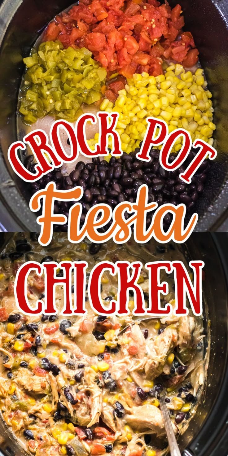 Crock Pot Fiesta Chicken