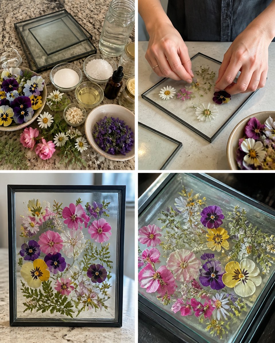 Floating Flower Frame
