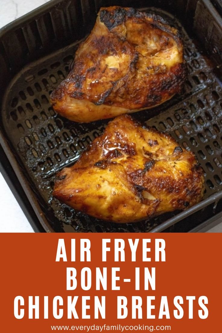 Air Fryer Bone-in Chicken Breasts