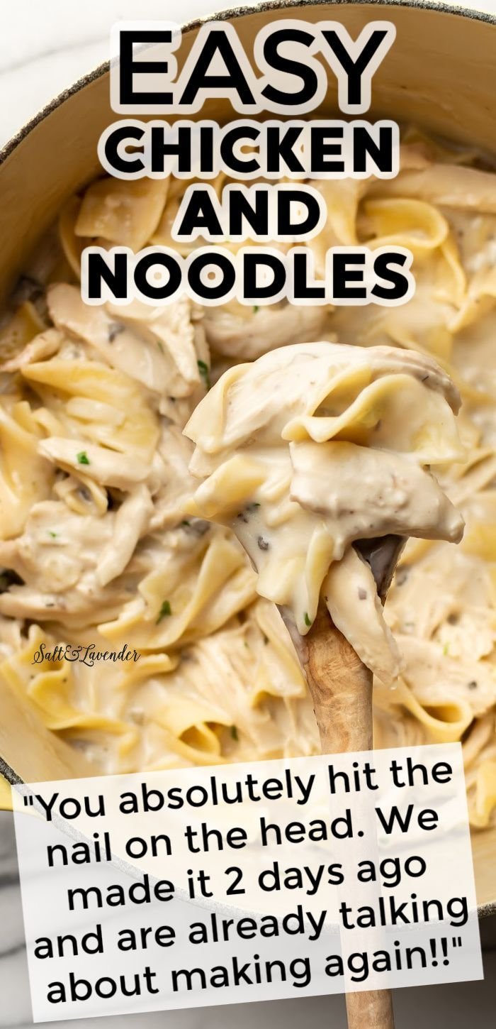 One Pot Chicken and Noodles