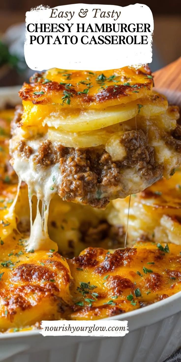 Cheesy Hamburger Potato Casserole