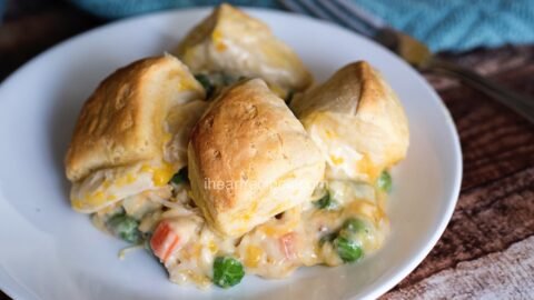 Chicken Pot Pie with Biscuits