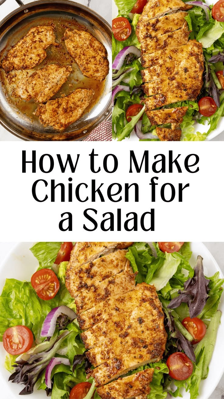Easy Seasoned Chicken for Salads