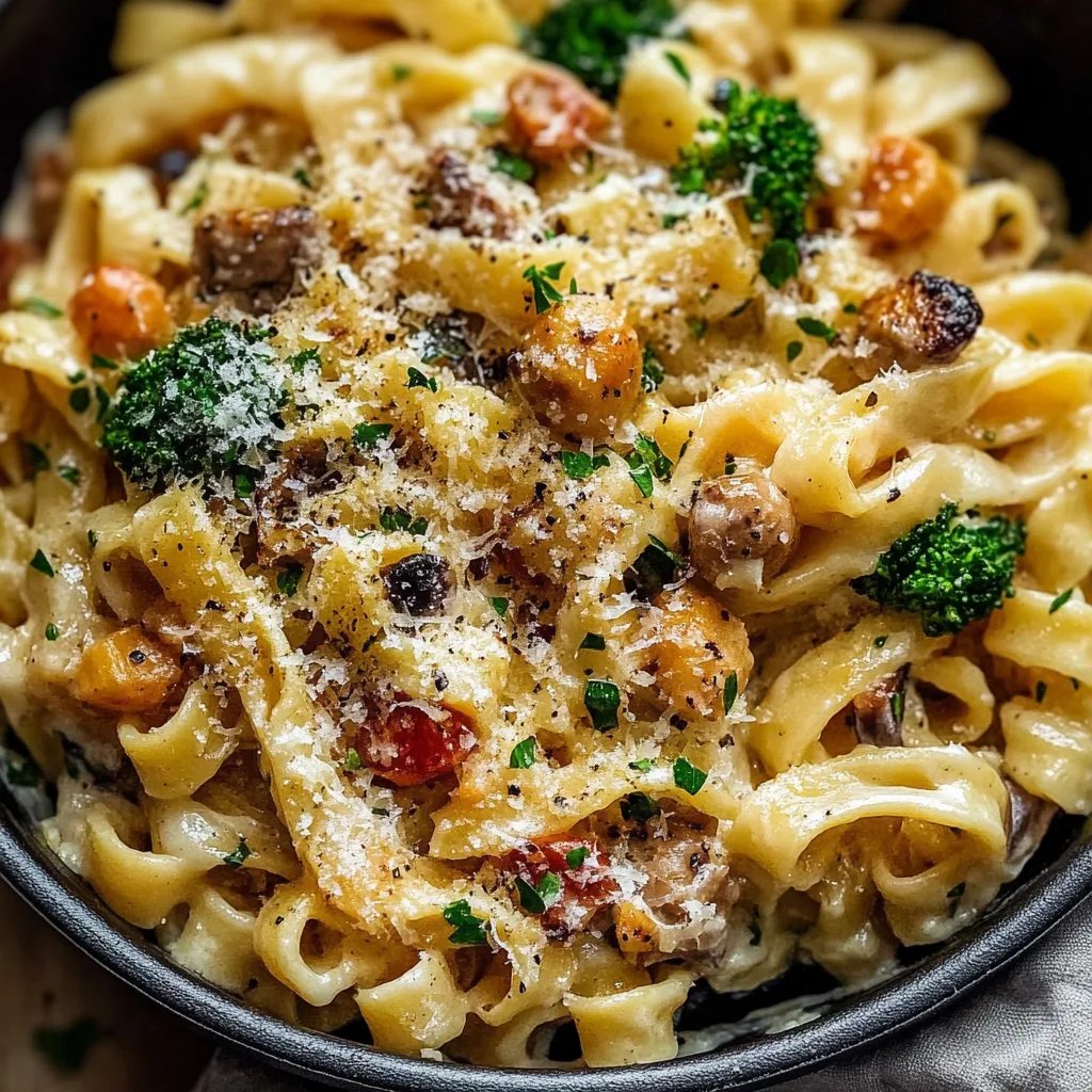 Brokkoli-Kichererbsen-Pasta