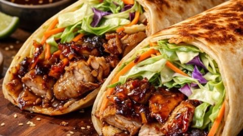 Teriyaki Chicken Wrap Recipe