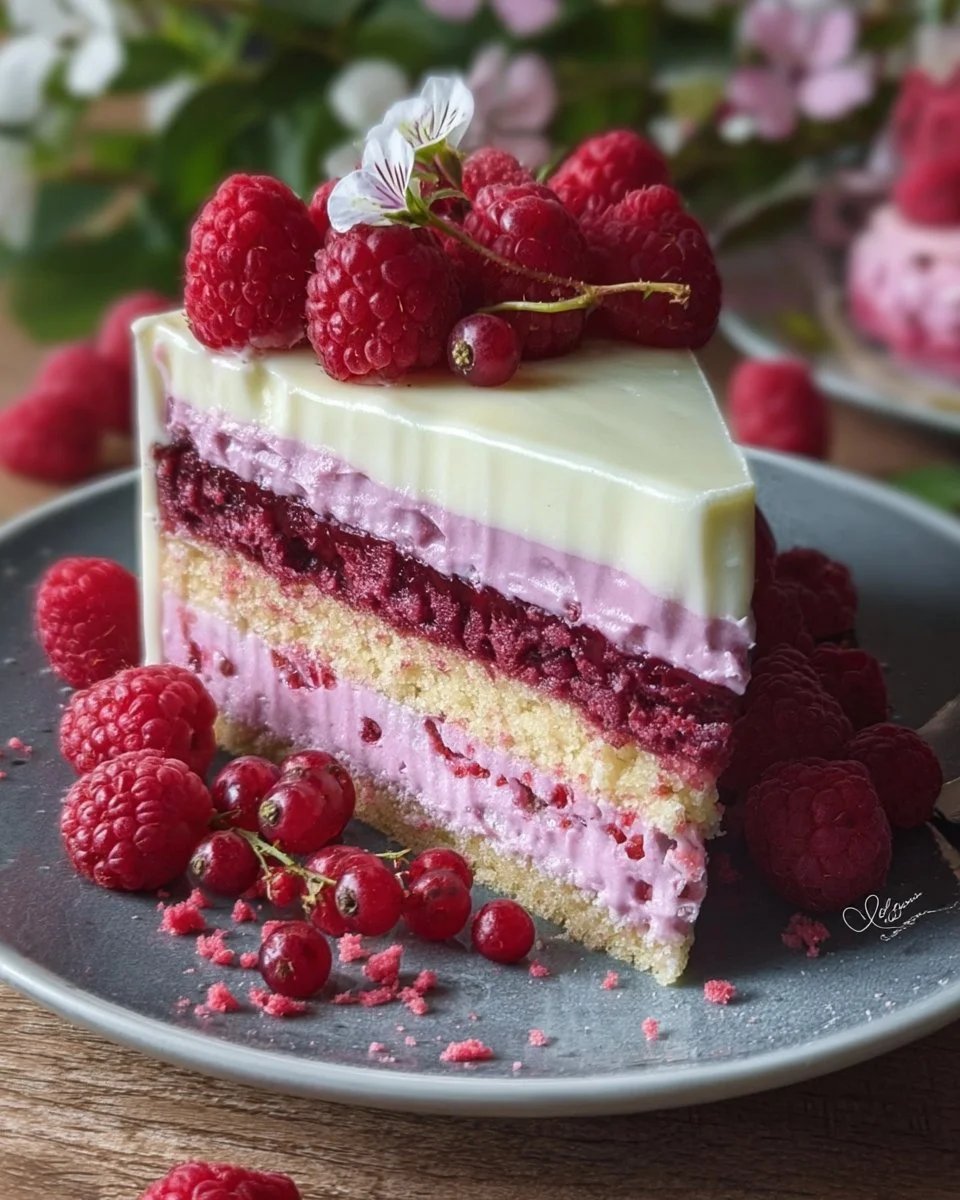 Torta Paradiso ai Lamponi