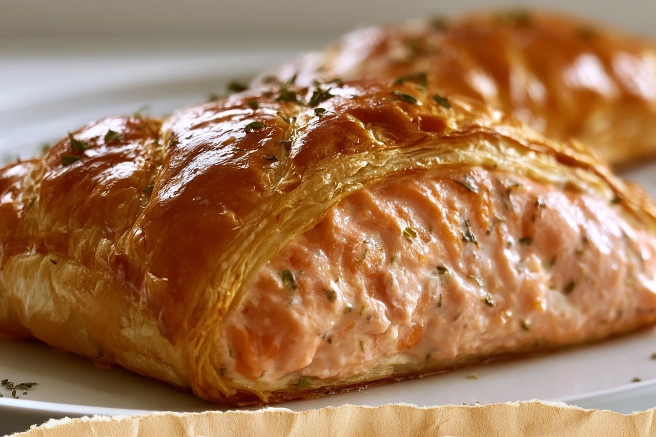 Golden Salmon in Puff Pastry