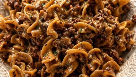 One-Pan Beef & Noodles Recipe