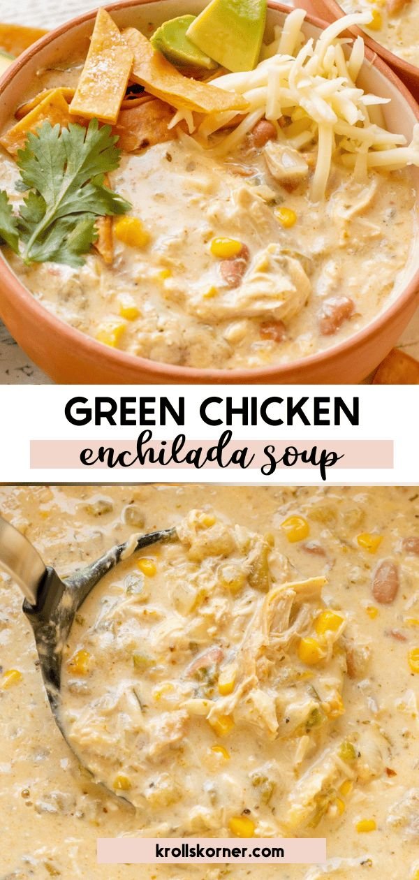 Green Chicken Enchilada Soup
