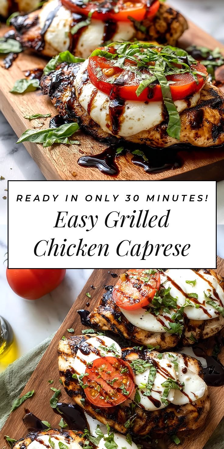 Grilled Chicken Caprese