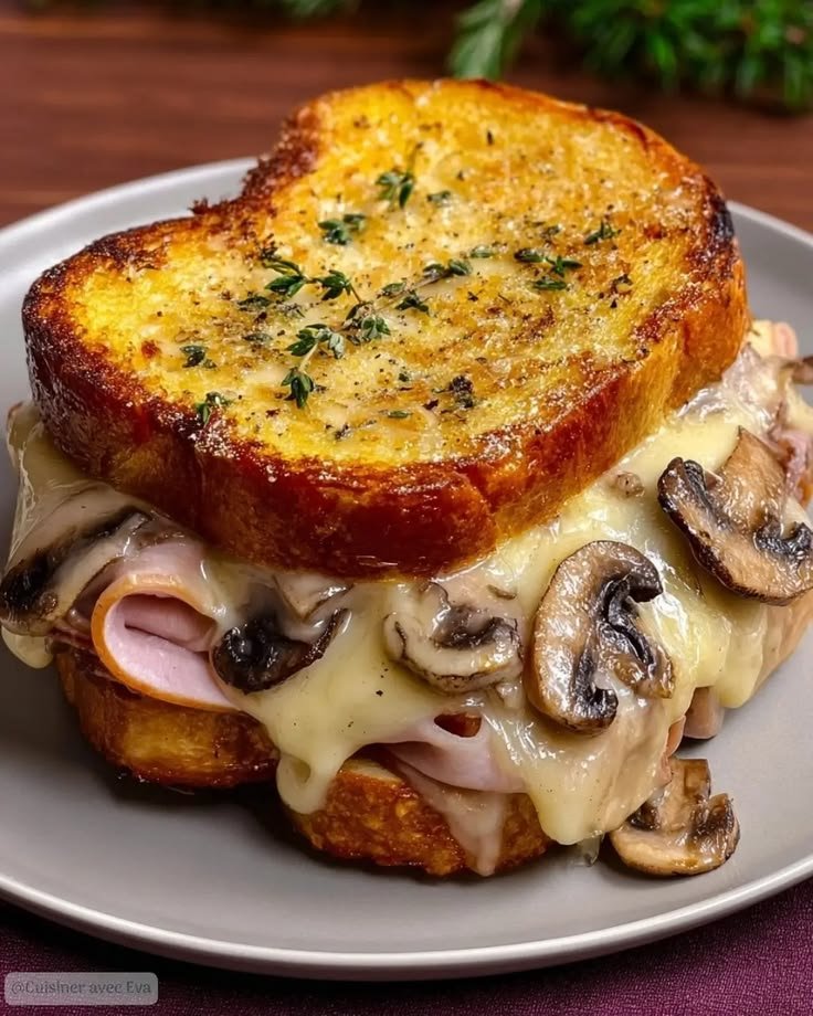 Croque-Monsieur Gourmand aux Champignons : Savourez-le ! - Cuisiner Avec Eva