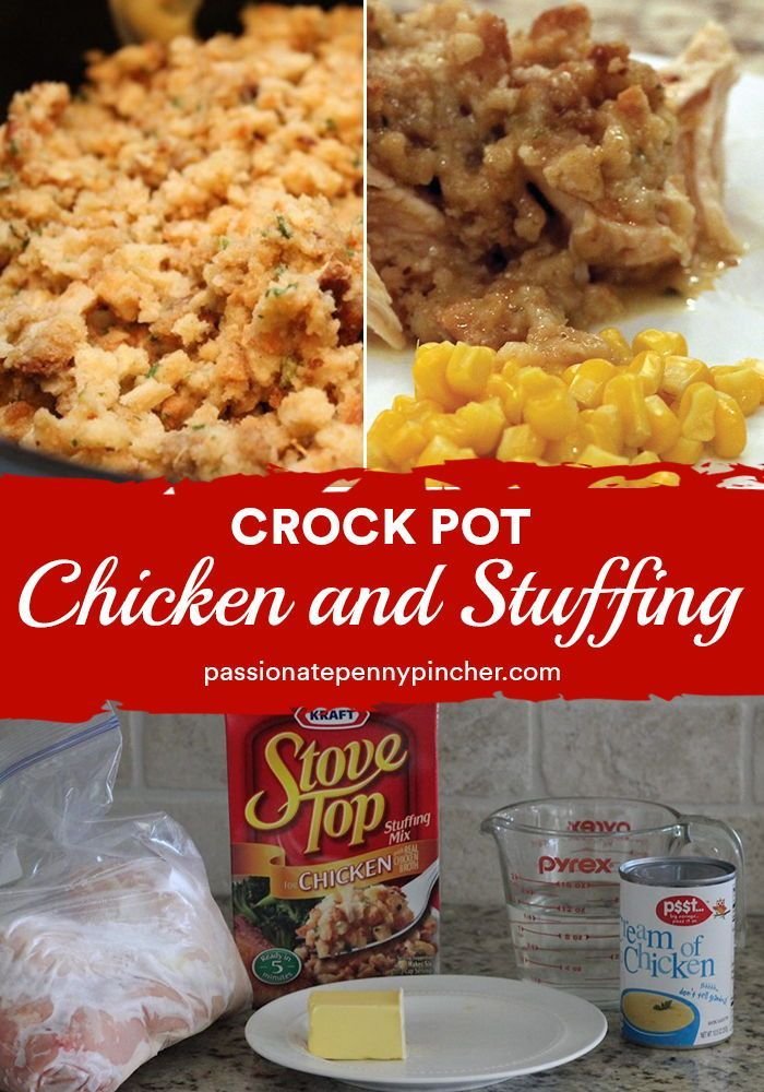 Slow Cooker Chicken and Dressing