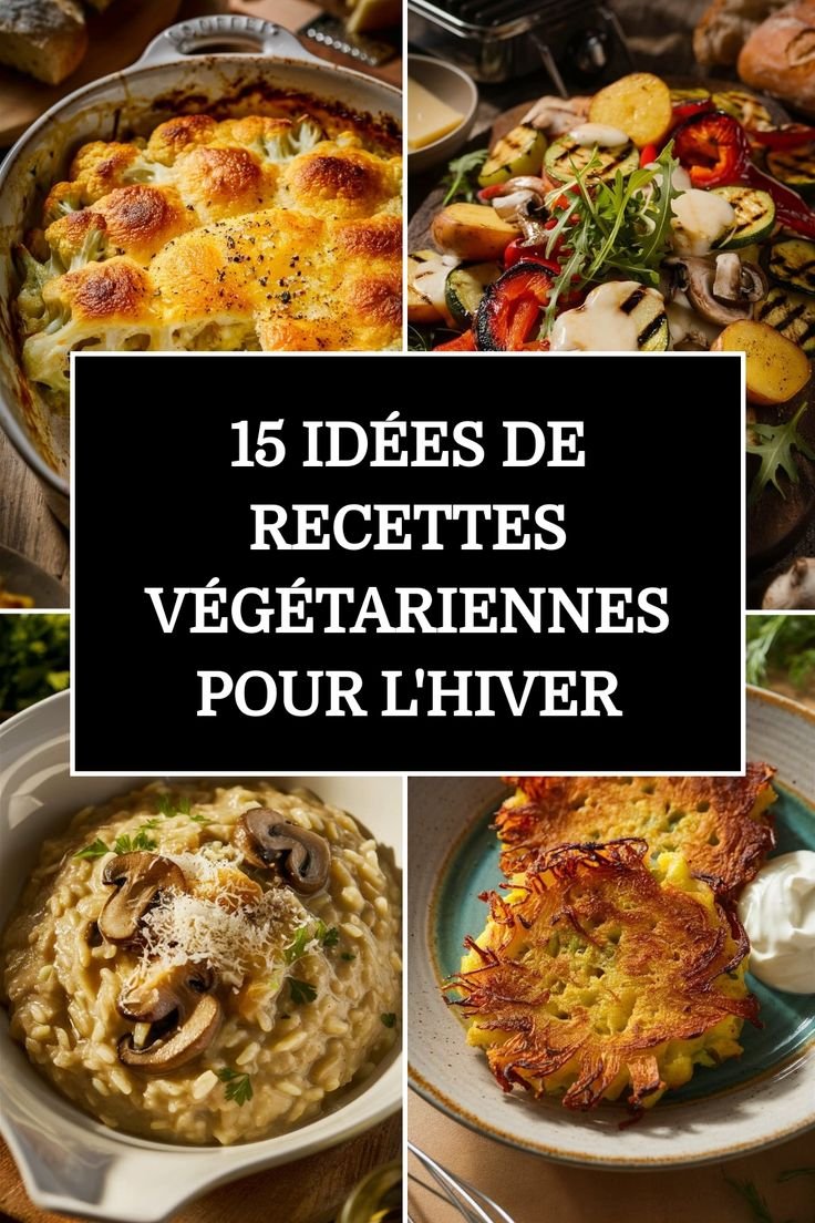 15 idées de recettes végétariennes pour l'hiver