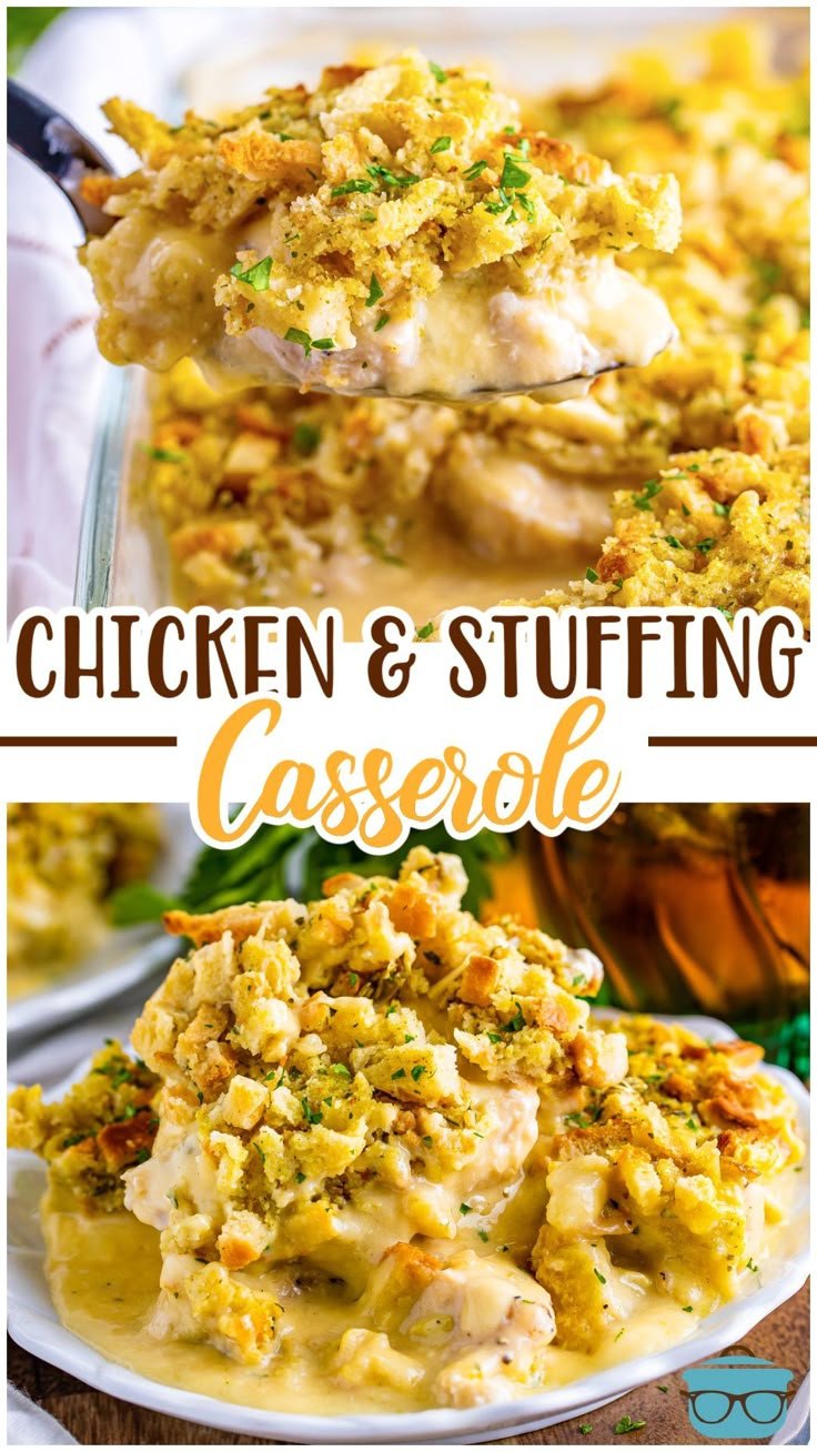 Chicken and Stuffing Casserole