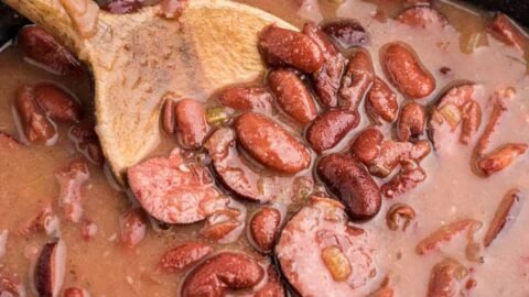 Slow Cooker Cajun Red Beans and Rice