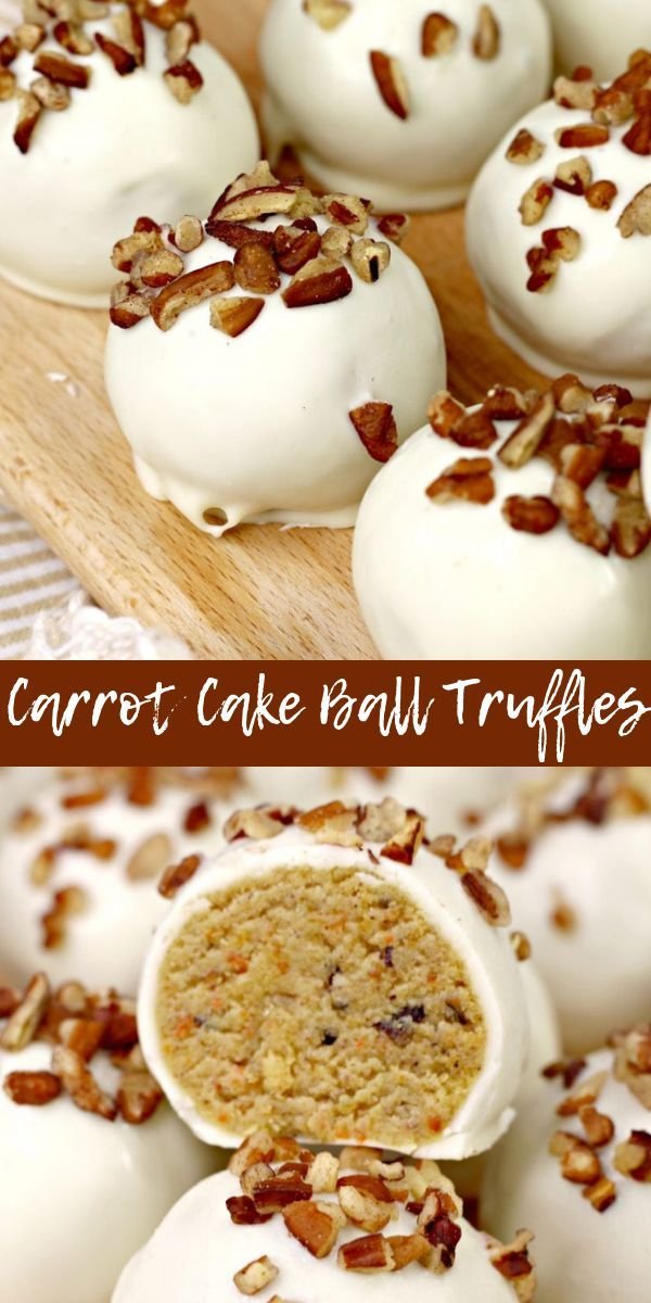 Carrot Cake Ball Truffles - 4 Sons 'R' Us
