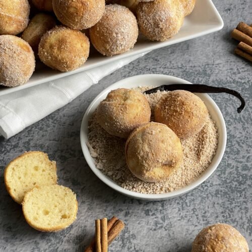 Zimt-Quarkbällchen aus dem Cakepop Maker