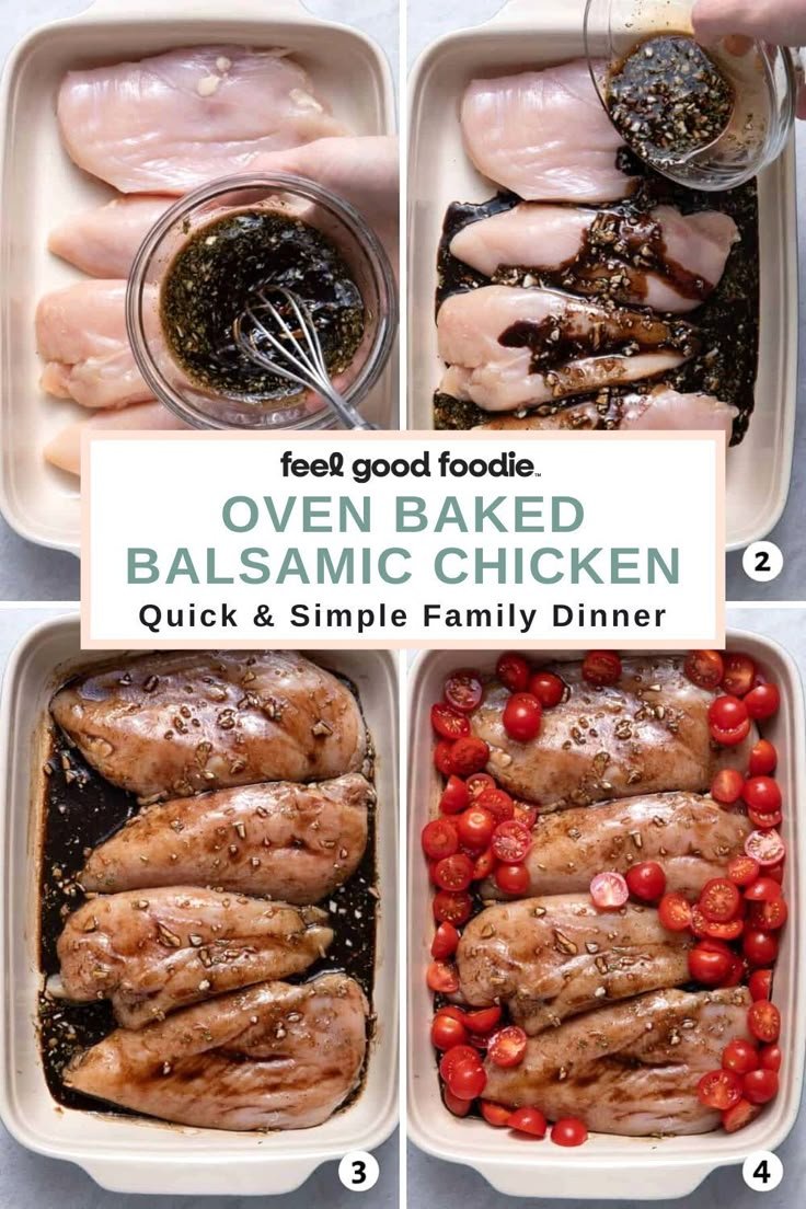 Oven Baked Balsamic Chicken