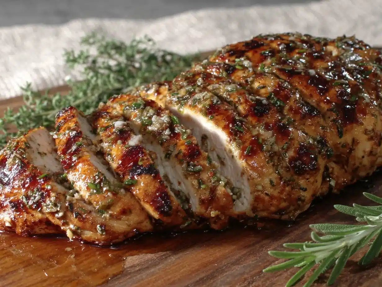 Juicy Perfect Grilled Chicken Breast Recipe